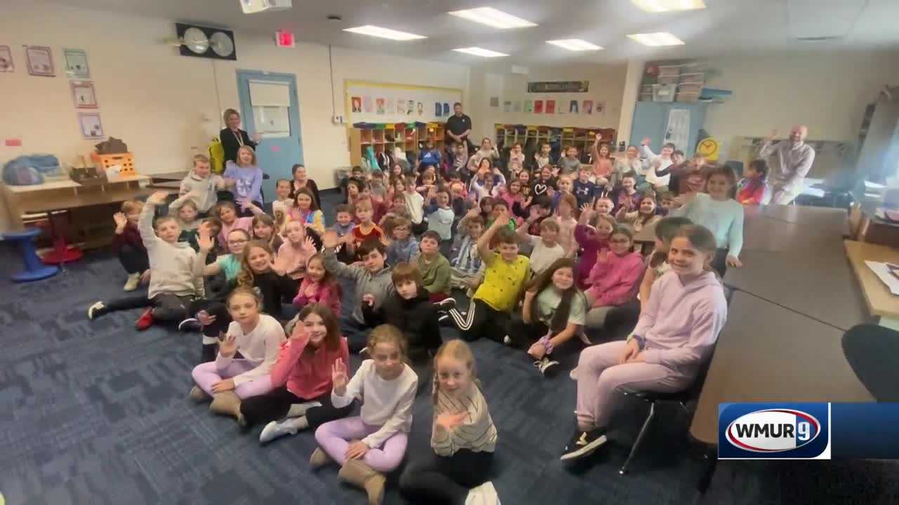 WMUR's Kevin Skarupa Visits Hampstead Central School