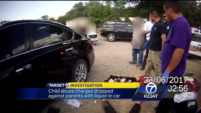 Child abuse charges dropped against parents found drunk outside car 