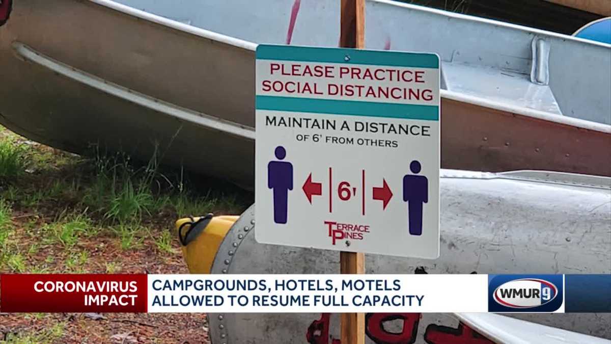 NH hotels, campgrounds set to reopen at full capacity