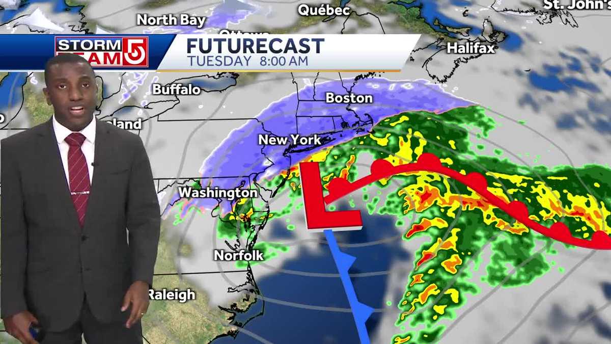 The timing of Easter coming out will bring heavy, wet snow