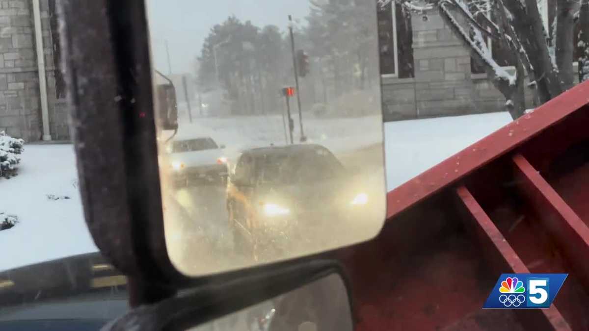 Vermont State Police report over a dozen weather-related calls, slide-offs on I-89