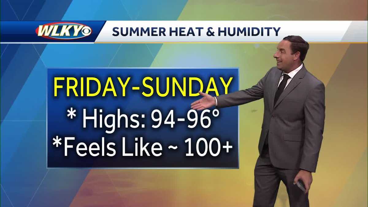 Summer heat continues Friday into the weekend