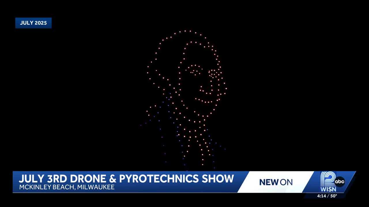 Milwaukee County announces drone & pyrotechnics show for 2026 Independence Day Celebration