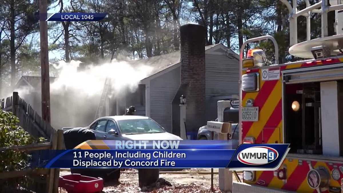 WATCH: Family displaced, dog killed by house fire in Concord