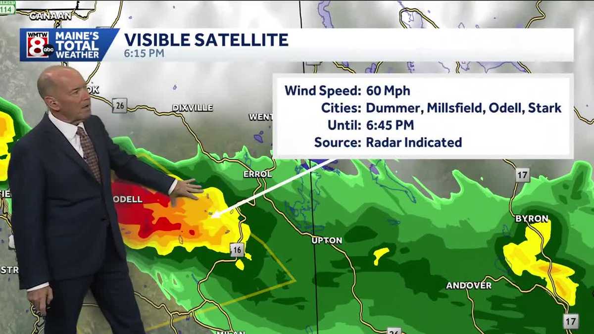 Tracking strong storms through the night