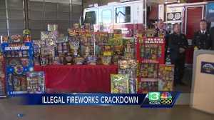 Task force cracks down on illegal fireworks