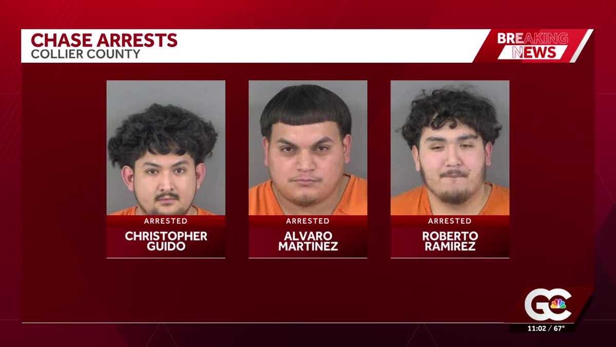 3 men arrested after 150+ mph high-speed chase as 1 accused of DUI in ...