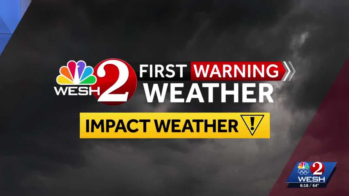 Storms expected Sunday in Central Florida ahead of cooler weather