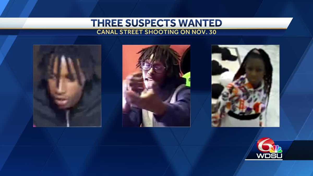 New Orleans police searching for suspects wanted for shooting