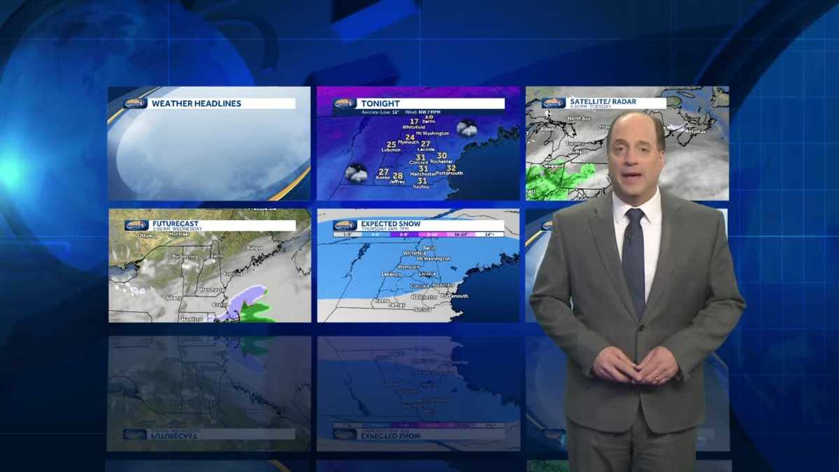 Watch: Mostly dry before snow Thursday
