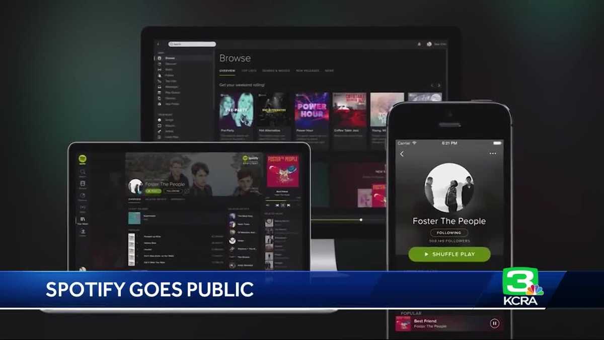 Business News: Spotify goes public