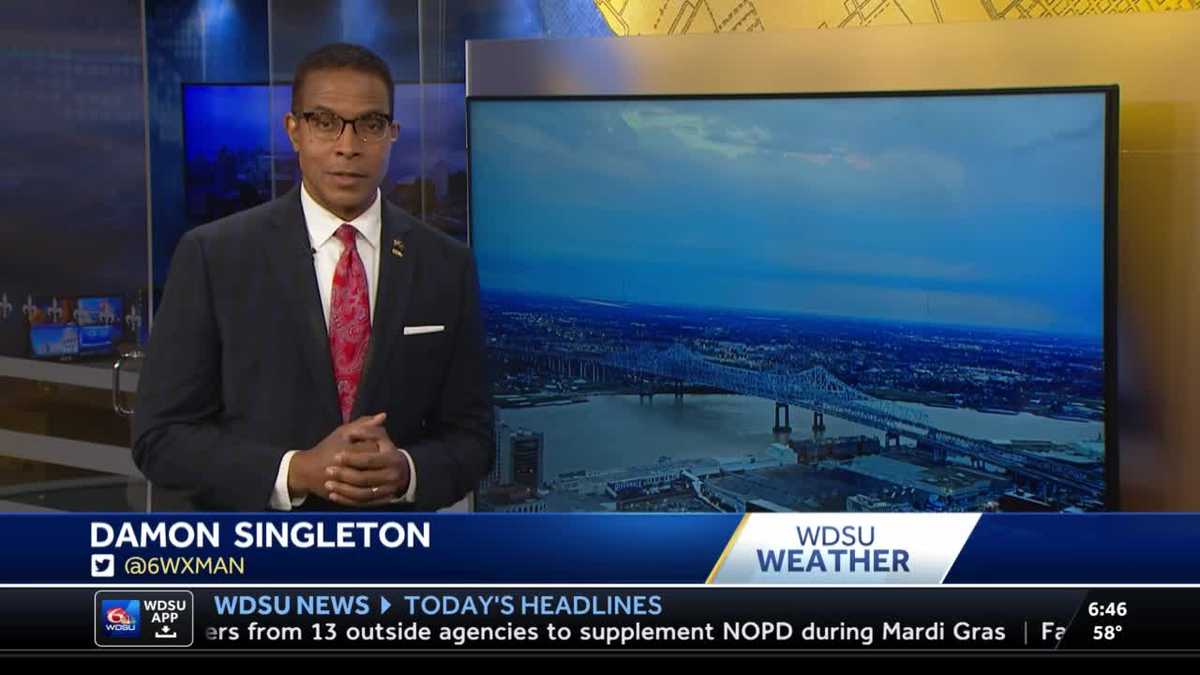 A cloudy and cool Friday