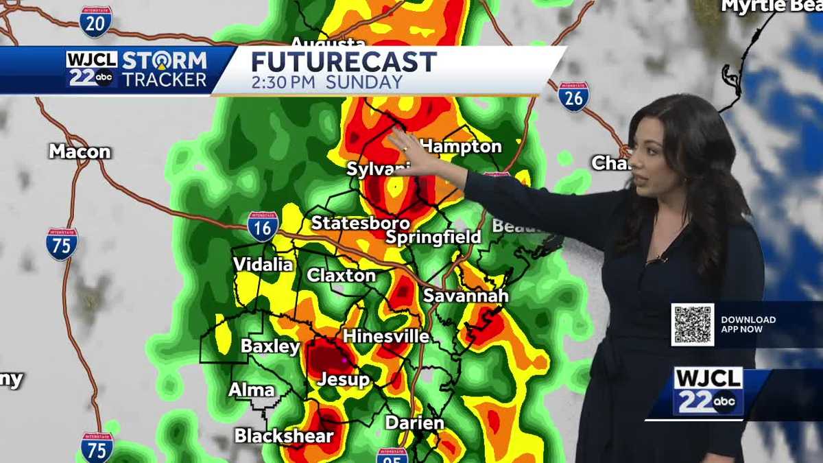 Strong to severe storms possible by Sunday - WJCL