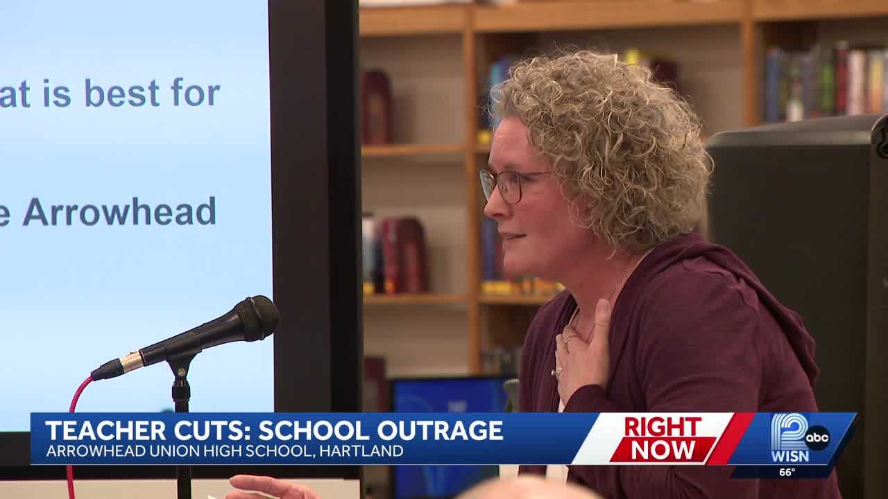 Arrowhead High School community fights proposed teacher cuts