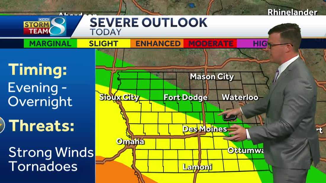 Iowa weather: Strong storms return to Des Moines tonight - Vimarsana News