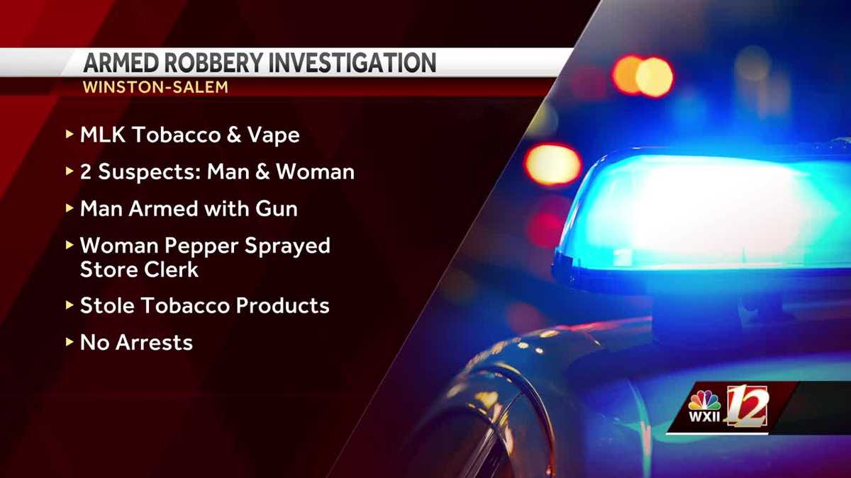 Police: Tobacco store clerk pepper-sprayed during armed robbery