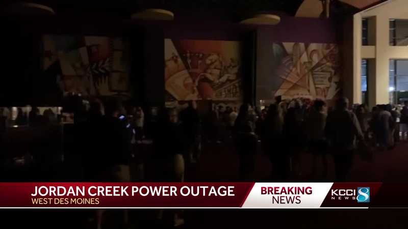 Movie theater closed for weekend after blown transformer at Jordan Creek Town Center