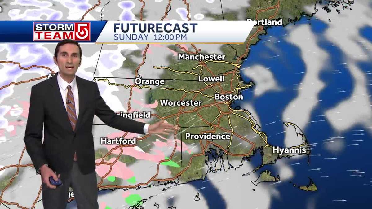 Video: Cold and windy Sunday