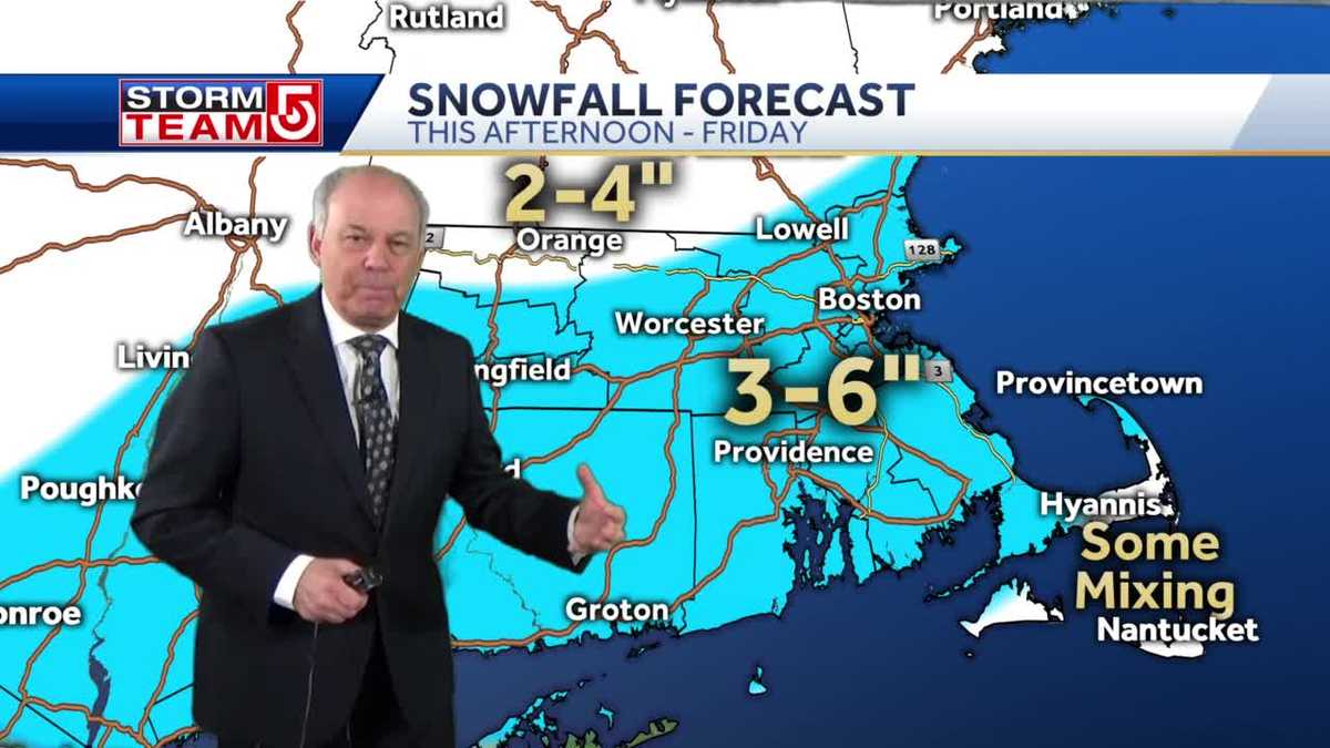 Video: Another round of light snow overnight into Friday