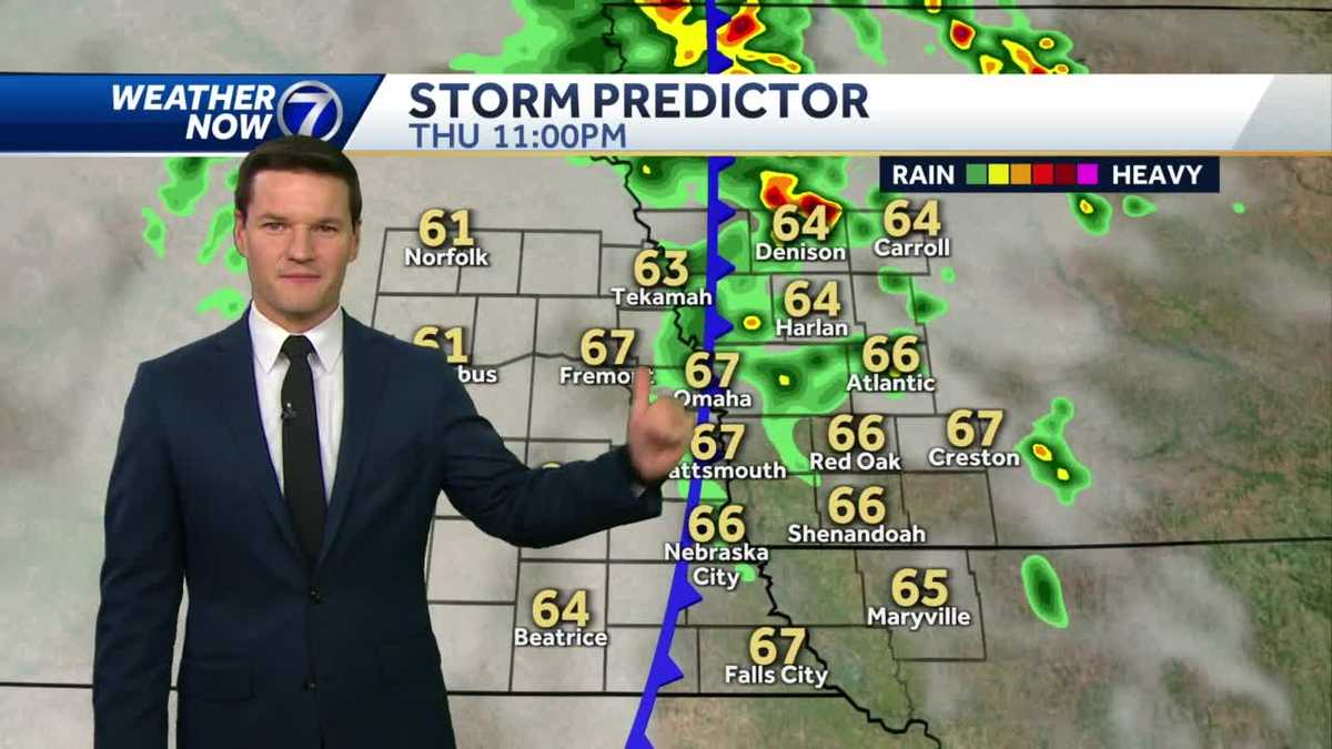 Spotty storms early Thursday, more storms expected later today