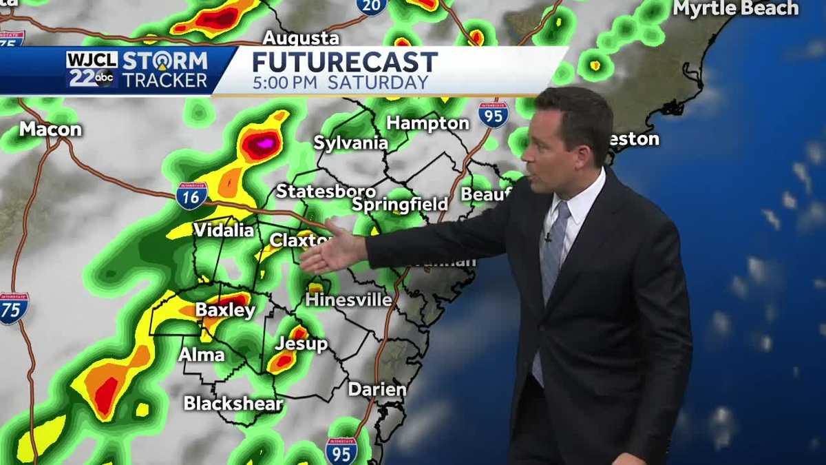 A breakdown of rain timing this weekend in the latest videocast