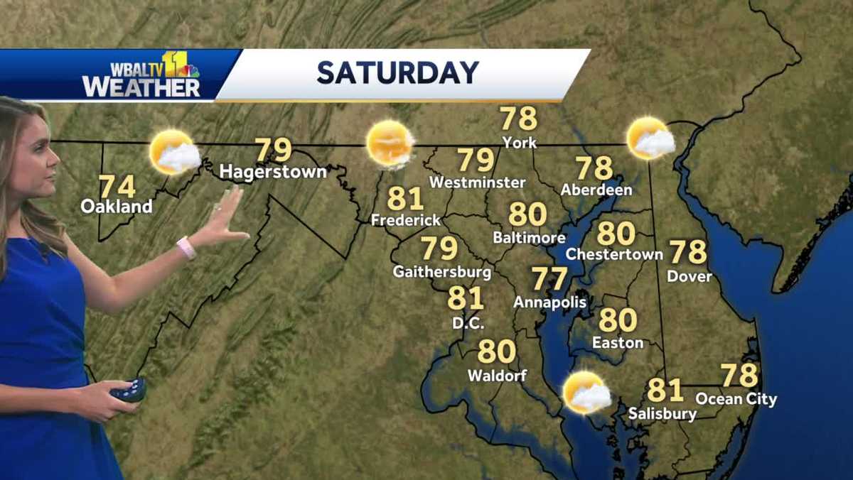 Beautiful weather expected for Labor Day weekend