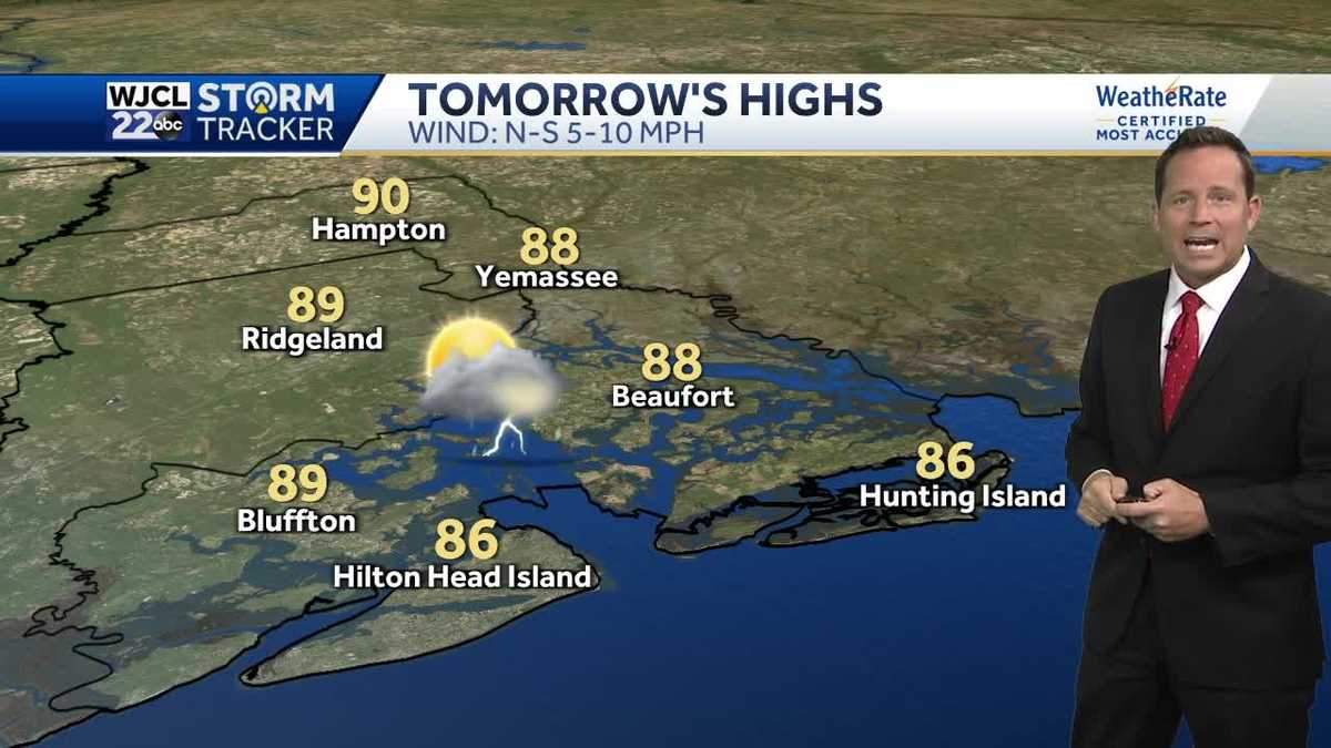 A few more thunderstorms before temperatures soar