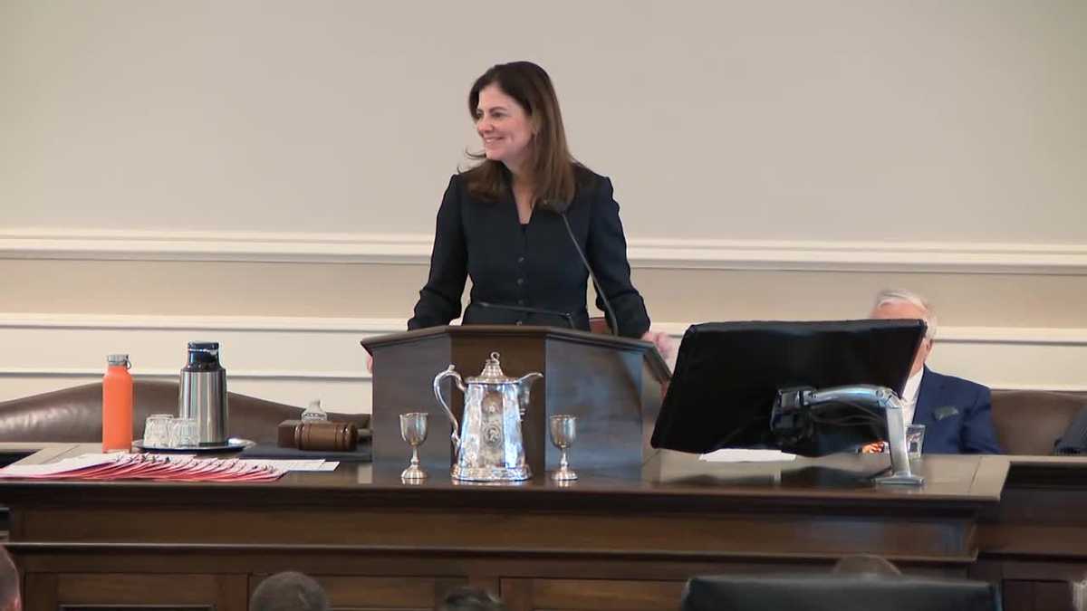 Full video NH Gov. Kelly Ayotte delivers 2025 budget address