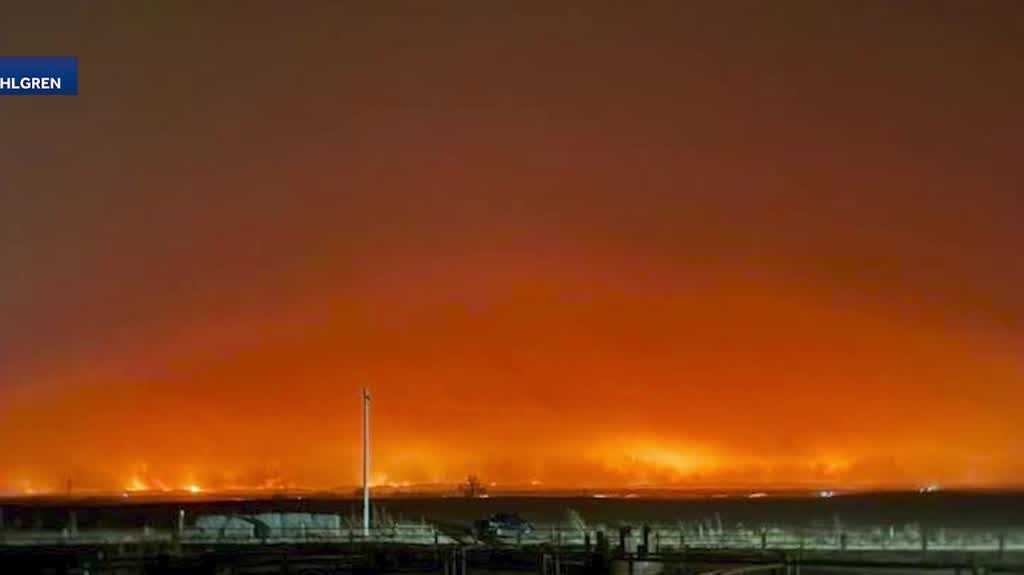Gov. Jim Pillen, other state lawmakers survey wildfires that have devastated central and western Nebraska