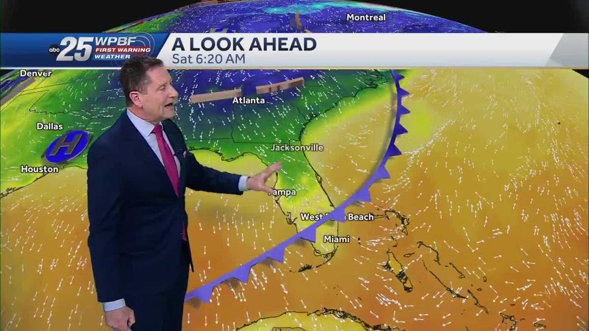 Weekend cold front on the way to South Florida