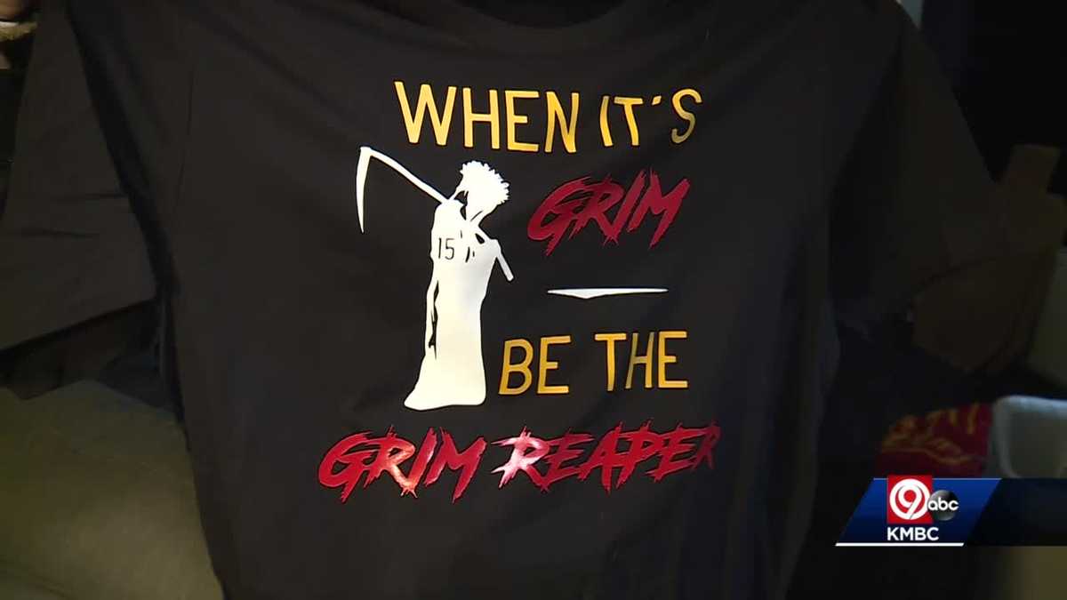 Chiefs fans sell 'Grim Reaper' shirts after legendary win