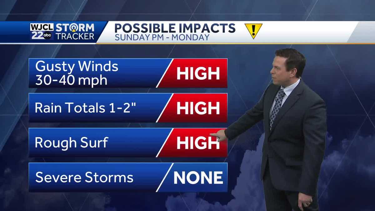 Sunshine for the end of the week but rain moves in for the weekend - WJCL
