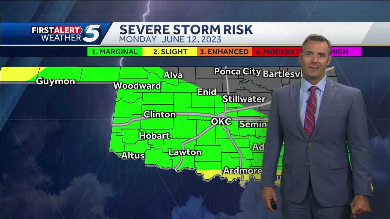 TIMELINE: Parts of Oklahoma could see hail, strong winds Monday - Vimarsana News