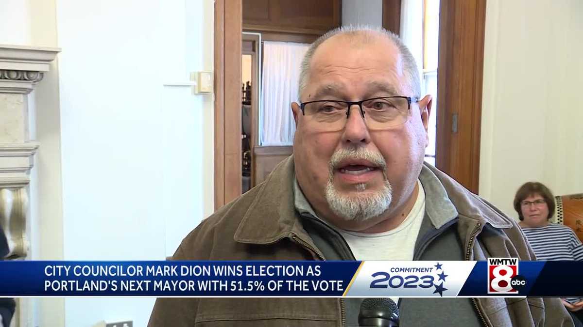 Mark Dion wins Portland mayor's race, will take office next month