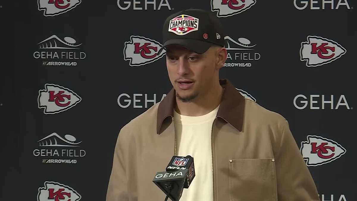 Patrick Mahomes: archival press conference photo