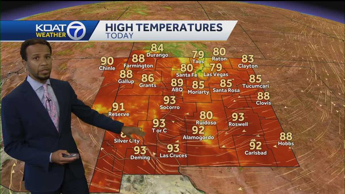 Corey KOAT 7 Weather Forecast for September 28 2024