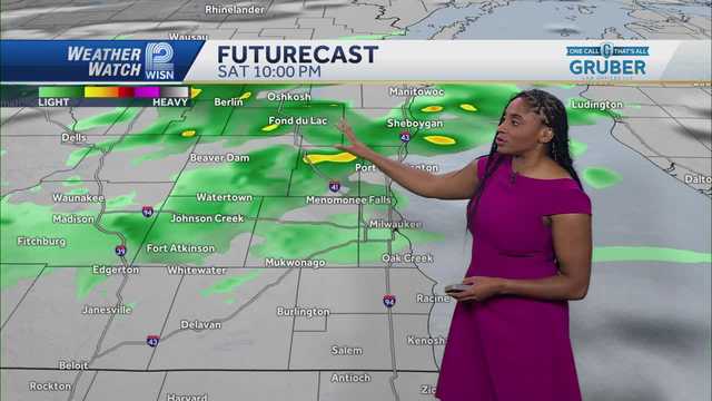 Weather: Showers arrive Saturday night, Cooler Sunday - Vimarsana News