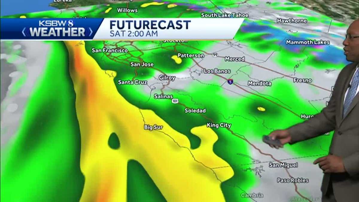 Strong storm will bring heavy rain and gusty winds to Central Coast