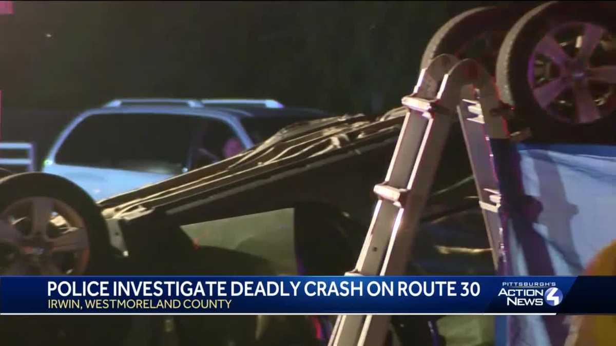 One dead, one taken to the hospital after crash in Irwin