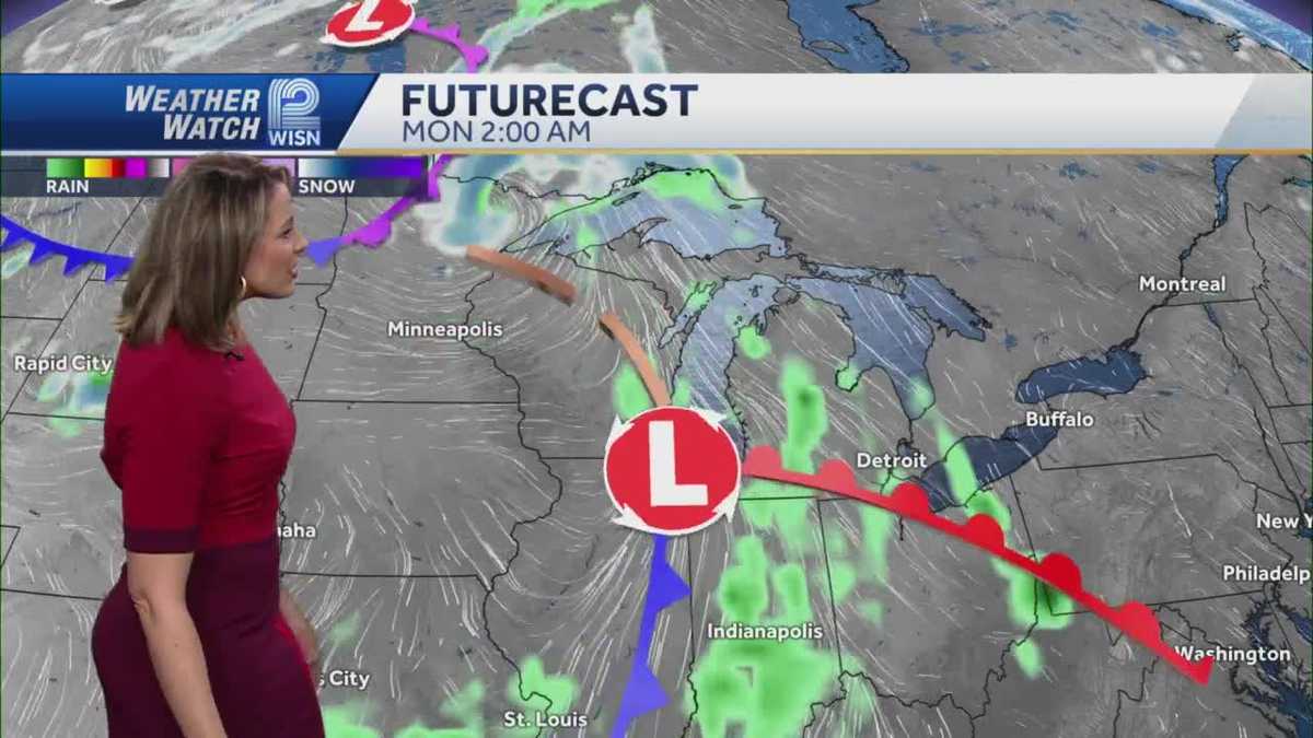 IMPACT DAY: More spotty showers Thursday