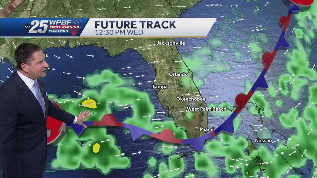 Some heavy rainfall possible across South Florida