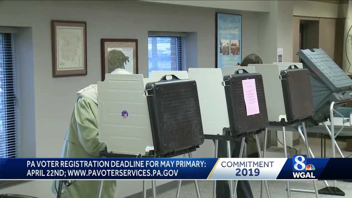 It's the last day to register to vote in Pennsylvania before the May ...