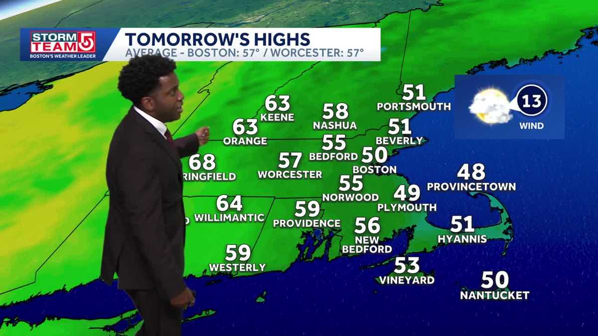 Video: Weekend rain, then cool and breezy stretch