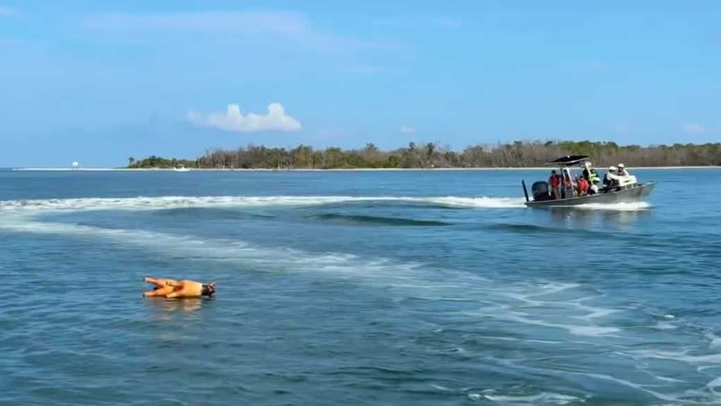 Lee County crews train to rescue pets and wildlife at Lovers Key