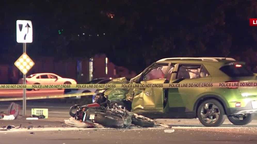 Authorities say a motorcyclist is dead after an accident on Amherst Street in Nashua