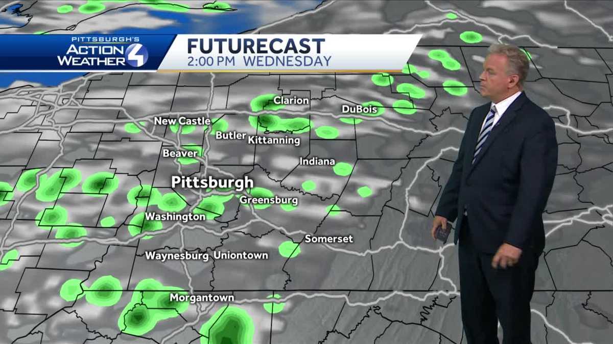 Isolated pop-up showers possible Wednesday afternoon