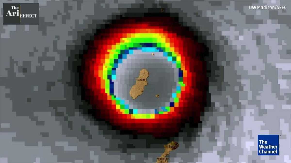 Tiny Island Spared by Super Typhoon Meranti
