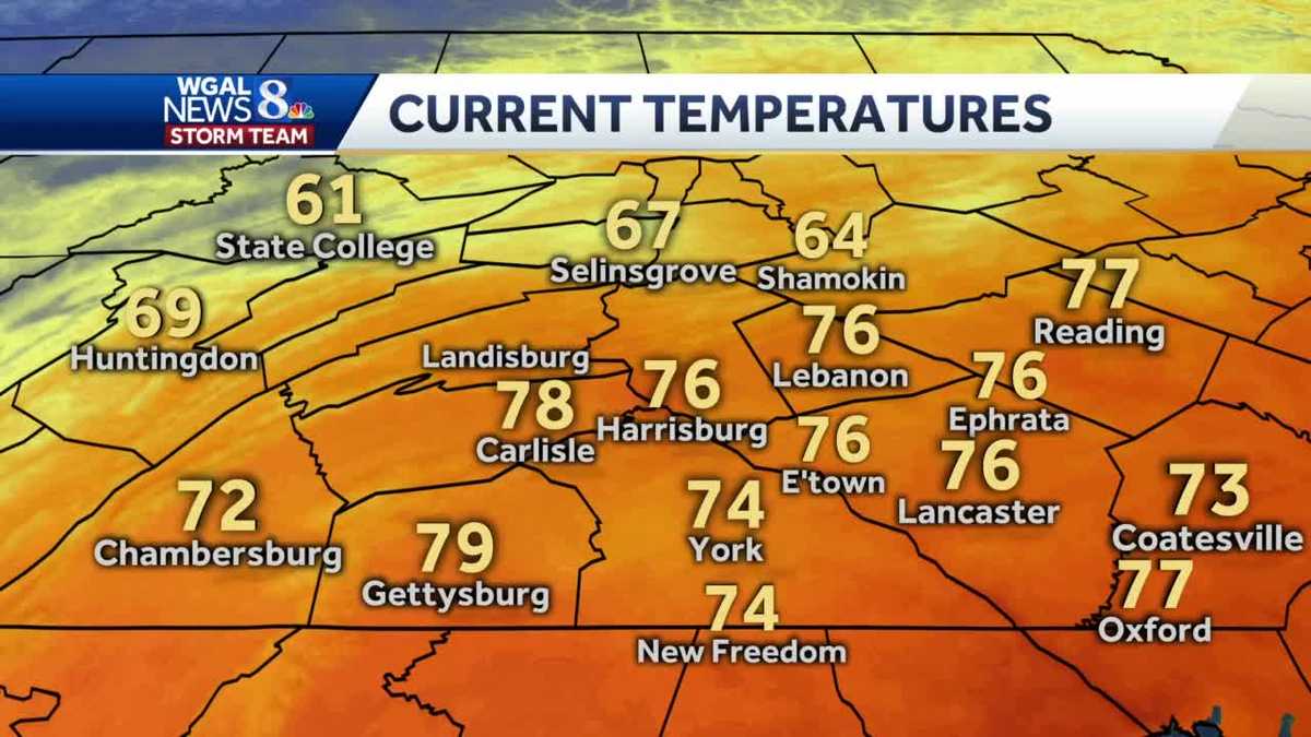 Sunny, Cooler Weekend. Wet Start To Week