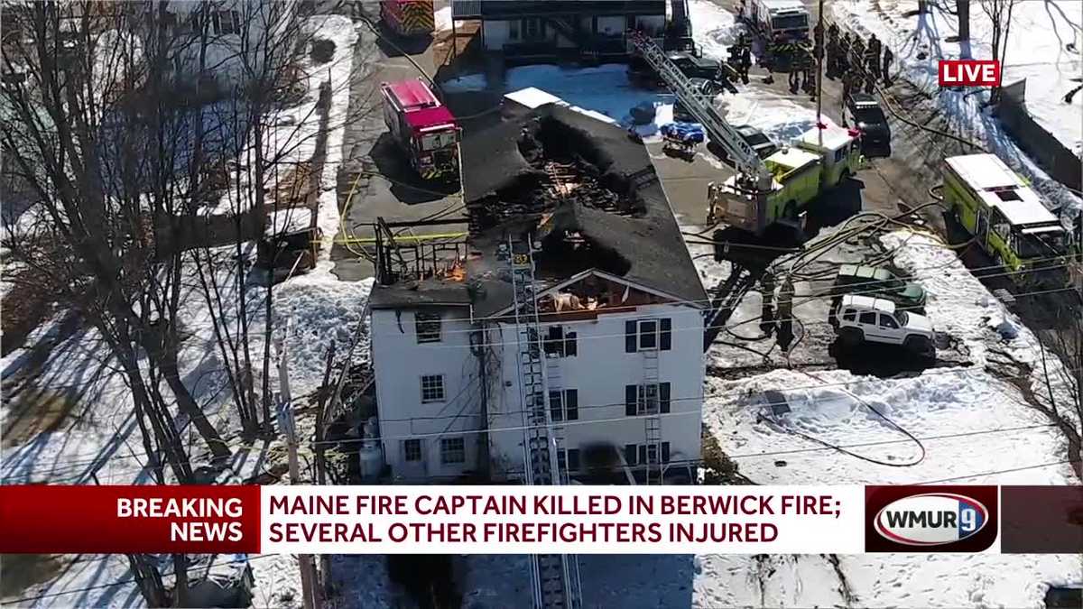 Berwick fire captain killed in Berwick fire; multiple firefighters hurt
