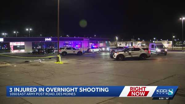 Three shot at Valentine's Day party on Des Moines' south side